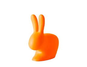  sedia coniglio arancione brillante Qeeboo Arredo Giardino IN OFFERTA  