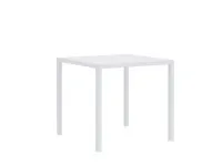 Arredo giardino Quatris 80 bianco con 2 sedia key west Vermobil a prezzo ribassato