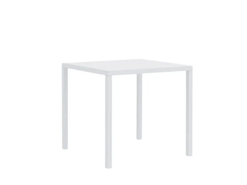 Vermobil Quatris 80 bianco con 2 sedia key west: arredo giardino con forte sconto