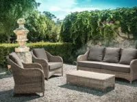 Arredo giardino Salotto aditya new - 5 posti Bizzotto OFFERTA OUTLET - -600%