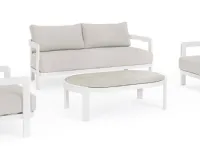 Salotto in corda per esterno presley bianco - bizzotto Bizzotto: arredo giardino in Offerta Outlet