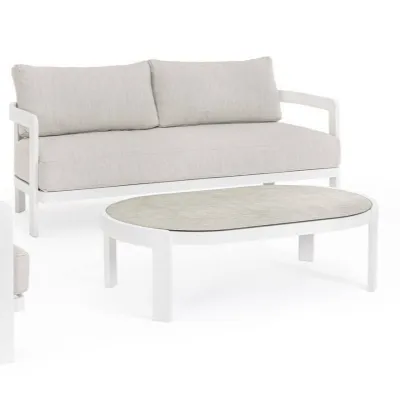 Salotto in corda per esterno presley bianco - bizzotto Bizzotto: arredo giardino in Offerta Outlet