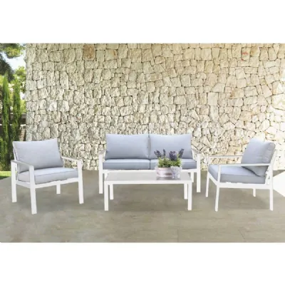 Salotto santo domingo bianco Cosma outdoor living: Arredo Giardino a prezzi convenienti