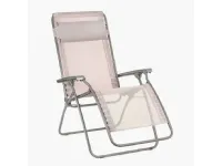 Arredo Giardino Collezione esclusiva Sdraio lafuma poltrona relax r clip batyline iso magnolia rosa chiaro a prezzo scontato