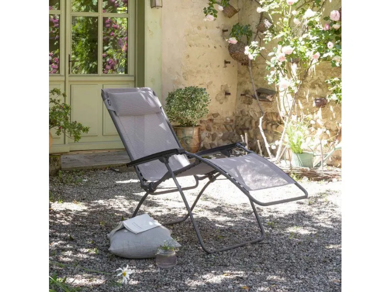 Sdraio Poltrona Relax Lafuma Clip Batyline® Iso Océan II - Misure 94x68x87 Cm, Garanzia 5 Anni
