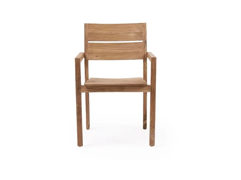 Sedia in  teak naturale massiccio Md work: Arredo Giardino con forte sconto
