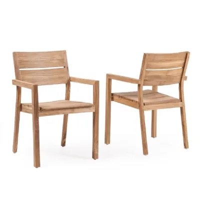 Sedia in  teak naturale massiccio Md work: Arredo Giardino con forte sconto