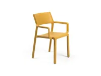 Sedia trill armchair senape con braccioli Nardi: arredo giardino a prezzo scontato