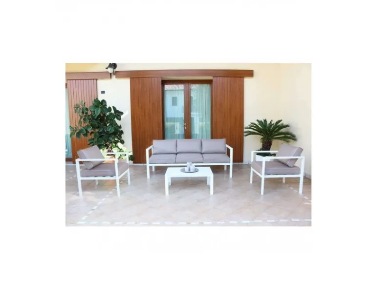 Arredo Giardino Outlet etnico Set completo per esterno avana a prezzo ribassato