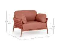 Arredo giardino Set pardis sierra 2 poltrone- bizzotto Bizzotto OFFERTA OUTLET - 30%