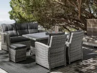 Set6salotto ariel grey Bizzotto: Arredo Giardino a prezzi outlet