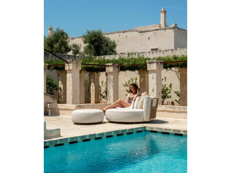 Divano per l'esterno Talenti Sofa drop scacco a prezzi outlet 