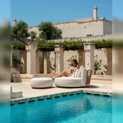 Divano per l'esterno Talenti Sofa drop scacco a prezzi outlet 