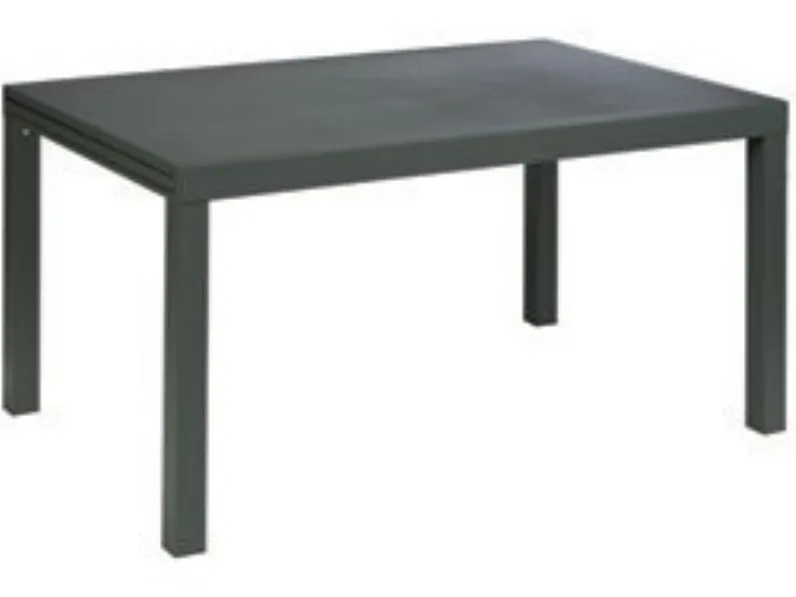 Sofy grigio antico 100/200 x 70 con 4 poltroncine alice Cosma outdoor living: tavolo da giardino con forte sconto