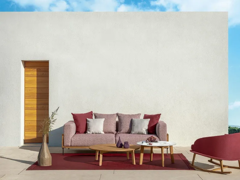 Arredo Giardino Talenti Cleo soft wood tre posti  a prezzo scontato
