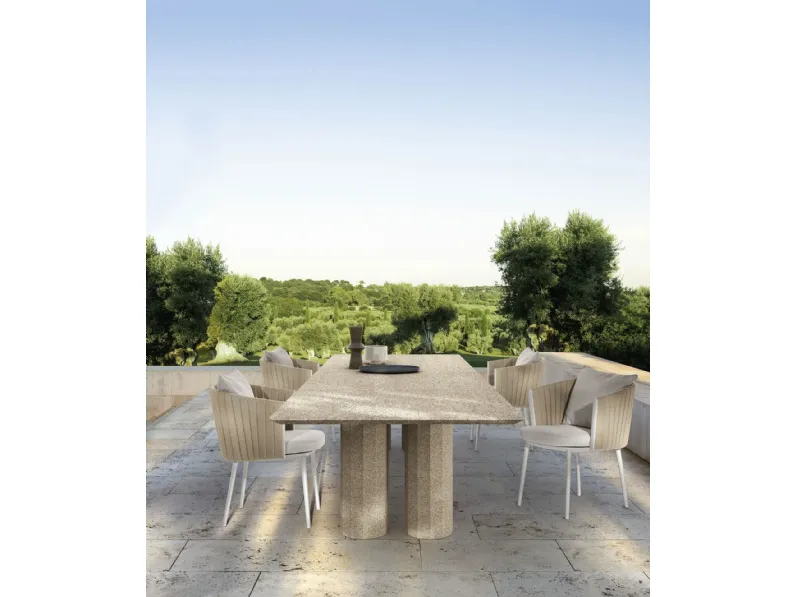 Salinas tavolo concrete Talenti Arredo Giardino IN OFFERTA  