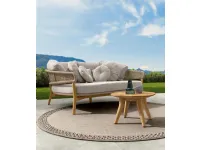 Set divano moon teak  Talenti Arredo Giardino IN OFFERTA  