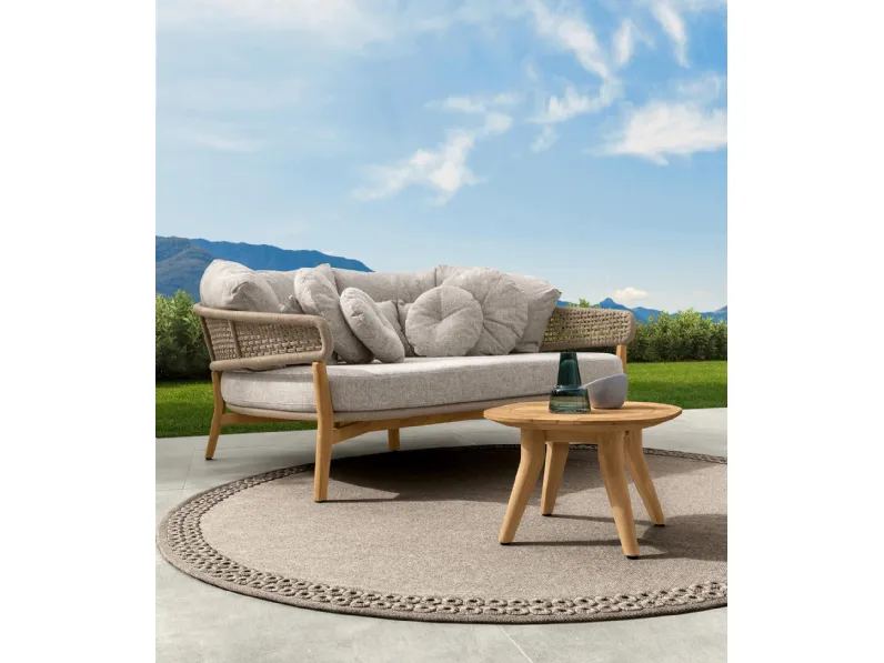 Set divano moon teak  Talenti Arredo Giardino IN OFFERTA  