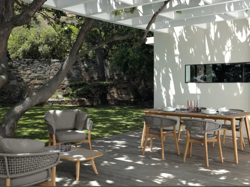 Talenti Set divano moon teak  Arredo Giardino A PREZZI SCONTATISSIMI  