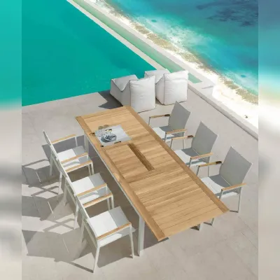 Arredo Giardino Tavolo tek talenti timber Talenti a prezzo scontato
