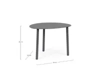 Arredo giardino Tavolino sparky 55x45 cm - bizzotto Bizzotto OFFERTA OUTLET - 15%