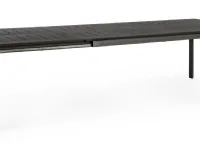 Bizzotto Tavolo allungabile konnor 200/300 antracite Arredo Giardino A PREZZI SCONTATISSIMI  