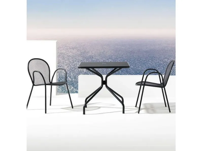 Emu Tavolo cambi quadrato 90x90 grigio antico: Arredo Giardino a prezzi outlet