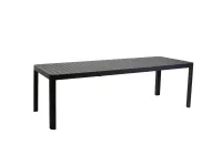 Tavolo cleveland antracite allungabile cm180/240x100h75 con 6 poltroncine sullivan - vacchetti Collezione esclusiva: Arredo Giardino a prezzi convenienti