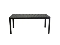 Tavolo cleveland antracite allungabile cm180/240x100h75 con 6 poltroncine sullivan - vacchetti Collezione esclusiva: Arredo Giardino a prezzi convenienti