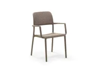 Arredo giardino Tavolo cube 140 x 80 con 4 poltroncine bora tortora Nardi a prezzo scontato