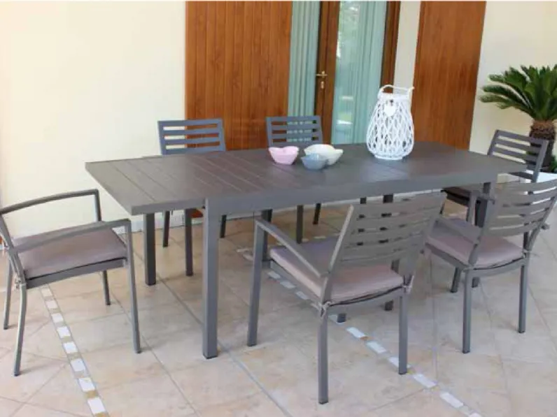 Tavolo da giardino Formentera 160/240 Cosma outdoor living OFFERTA OUTLET