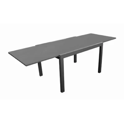 Tavolo Elise 200/300cm antracite, piano grigio Proloisirs. Prezzo scontato per arredare il tuo giardino.