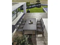 Tavolo per l'esterno modello Tavolo konnor allungabile 200/300 cm e 8 poltroncine konnor antracite Bizzotto a prezzi convenienti