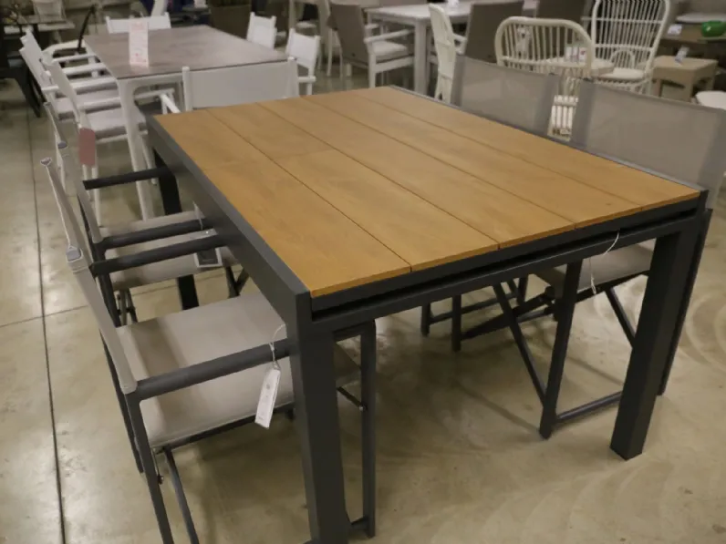 Tavolo larvik 140-200 cm Bizzotto: tavolo da giardino con forte sconto