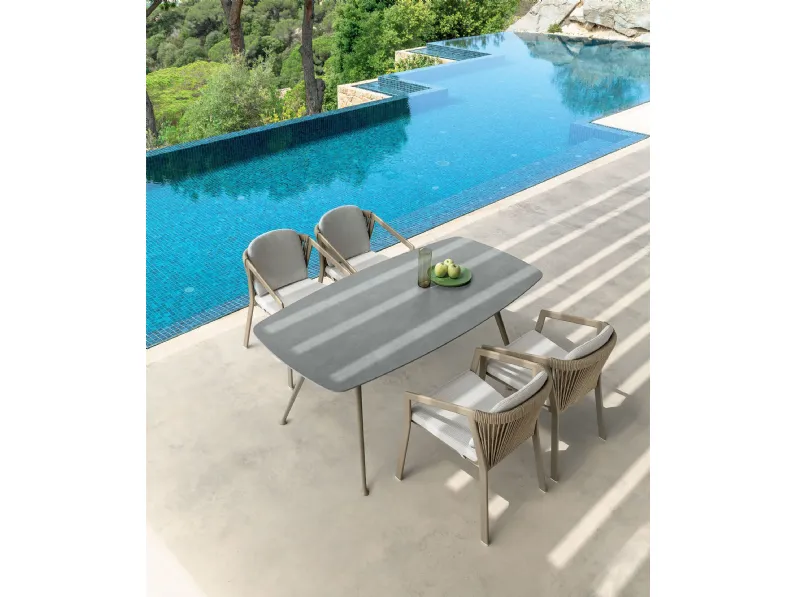 Tavolo nova + 4 poltroncine  Talenti Arredo Giardino IN OFFERTA  