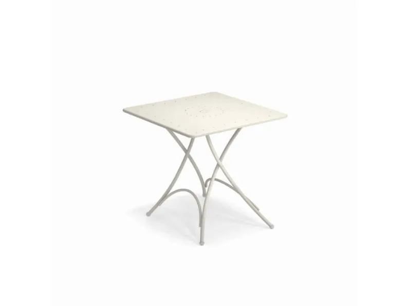 Arredo Giardino Emu Tavolo pigalle pieghevole 76x76 bianco con uno sconto esclusivo