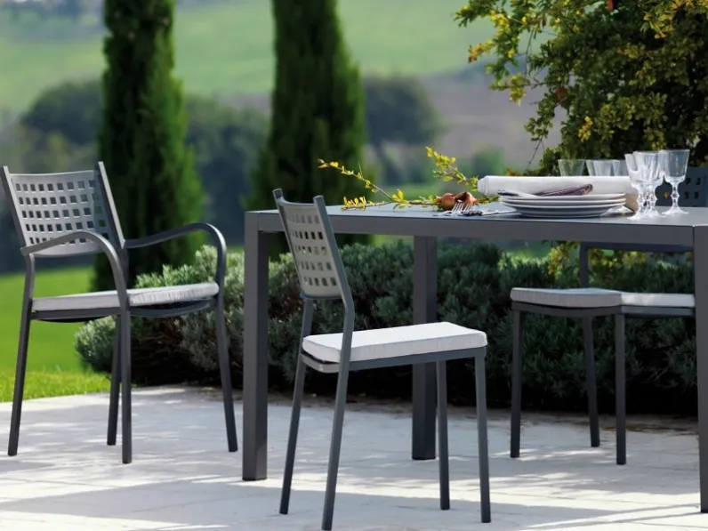 Tavolo scontato per l'esterno Tavolo quatris 160 x 80 cm Vermobil