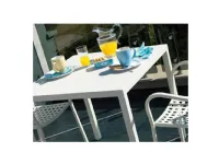 Arredo Giardino Vermobil Tavolo quatris 80 x 80 bianco con 2 poltroncina alice a prezzo ribassato