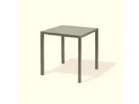Tavolo quatris 80 x 80 cm fango Vermobil: tavolo da giardino a prezzo scontato