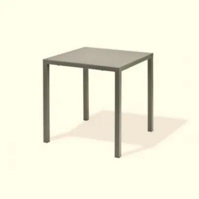 Tavolo quatris 80 x 80 cm fango Vermobil: tavolo da giardino a prezzo scontato