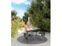 Arredo Giardino Tavolo tondo slam rope + 4 poltrone  Talenti a prezzo scontato