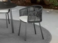 Arredo Giardino Tavolo tondo slam rope + 4 poltrone  Talenti a prezzo scontato