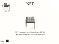 Sedia da Giardino Intrecciata in PVC Artigianale, Offerta Speciale!