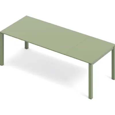 Vermobil Tavolo bundi allungabile verde vermobil: arredo giardino a prezzi convenienti