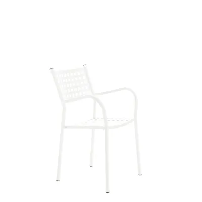 Arredo giardino Vermobil Poltroncina alice bianco con braccioli A PREZZI OUTLET