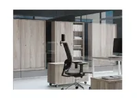 Armadio in legno Mobile armadio ante scorrevoli per ufficio Flycom con forte sconto