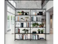 Libreria in metallo Socrate Caimi a prezzi outlet