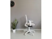 Sedia operativa modello Cast rete full white in altro ad un prezzo davvero conveniente