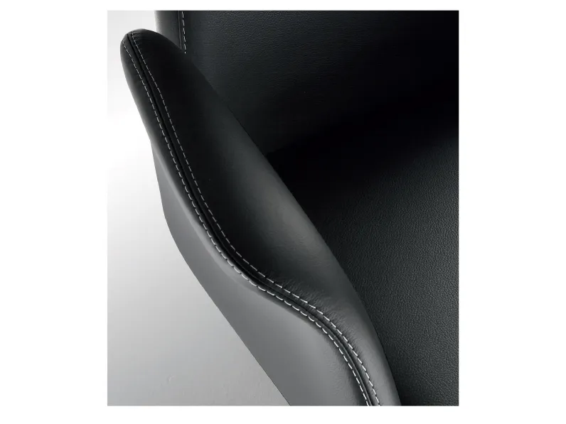 Sedia direzionale in ecopelle Lady direzionale Compir con forte sconto