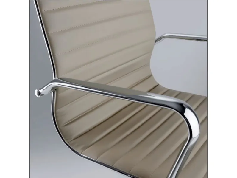 Scrivania direzionale in legno Con allungo plano e sedia Flycom con forte sconto